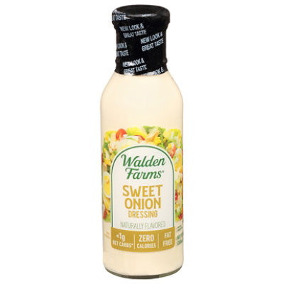 walden farms jersey sweet onion dressing Walden Farms Dressing Salad Calorie Free Jersey Sweet Onion - 12 Fl. Oz