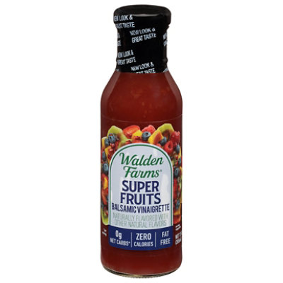 Walden Farms Salad Dressing Calorie Free Vinaigrette Super Fruits Balsamic 12 Fl. Oz. Safeway