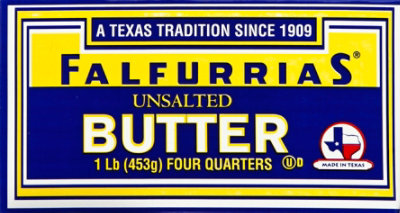 Falfurrias Unsalted Butter Stick - 16 Oz - Image 2