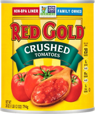 Red Gold Tomatoes Crushed - 28 Oz - Image 2