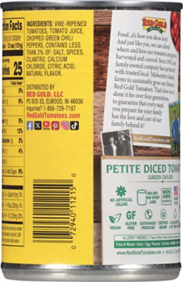 Red Gold Tomatoes Petite Diced Green Chilies - 14.5 Oz - Image 5