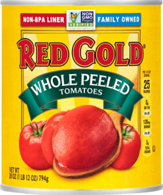 Red Gold Tomatoes Whole Peeled - 28 Oz - Image 2