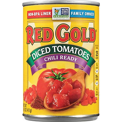 Red Gold Tomatoes Diced Chili Ready - 14.5 Oz - Image 2