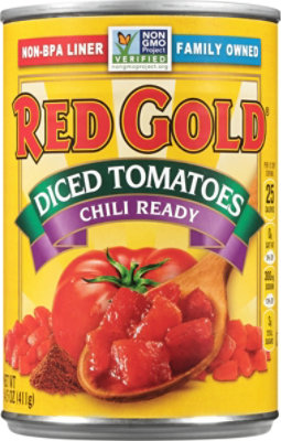 Red Gold Tomatoes Diced Chili Ready - 14.5 Oz - Image 2