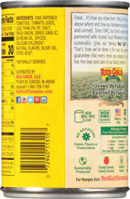 Red Gold Tomatoes Diced Basil Garlic & Oregano - 14.5 Oz - Image 5