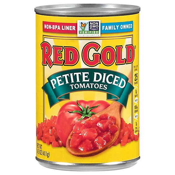 Red Gold Tomatoes Petite Diced - 14.5 Oz