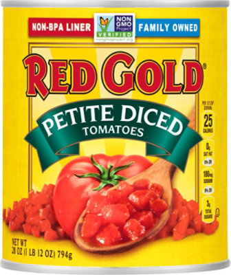 Red Gold Tomatoes Petite Diced - 28 Oz - Image 2