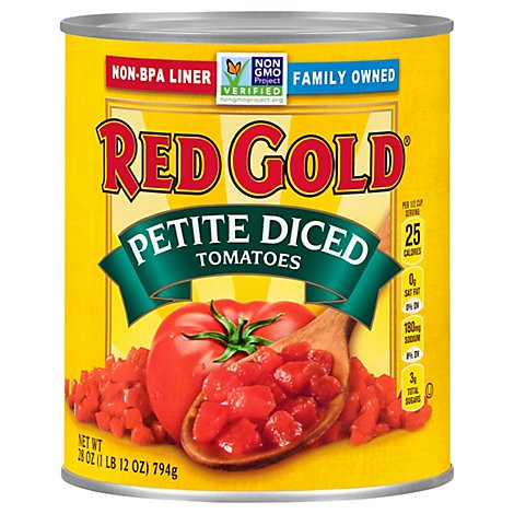 Red Gold Tomatoes Petite Diced - 28 Oz