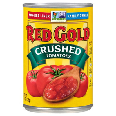 Red Gold Tomatoes Crushed - 15 Oz