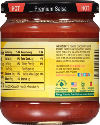 Red Gold Salsa Hot - 15.5 Oz - Image 6
