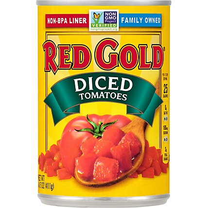 Red Gold Tomatoes Diced - 14.5 Oz - Image 2