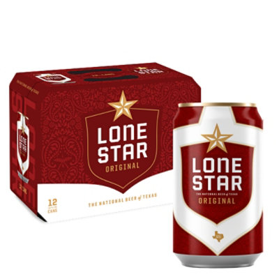 Lone Star Lager In Can - 12-12 Oz - Image 1