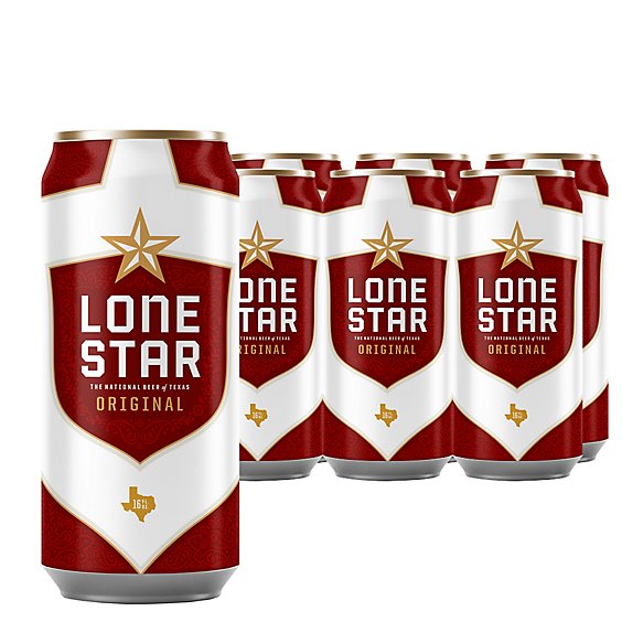 Lone Star Beer In Cans - 6-16 Oz