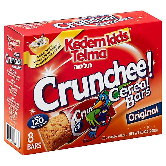 Kedem Bar Cereal Crunchee Or - 7.3 Oz