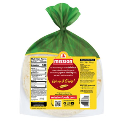 Mission Soft & Fluffy Homestyle Flour Tortillas Fajita Size - 16 Count - Image 2