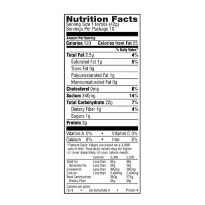 Mission Super Soft Flour Tortillas Fajita Grande Size - 10 Count - Image 3