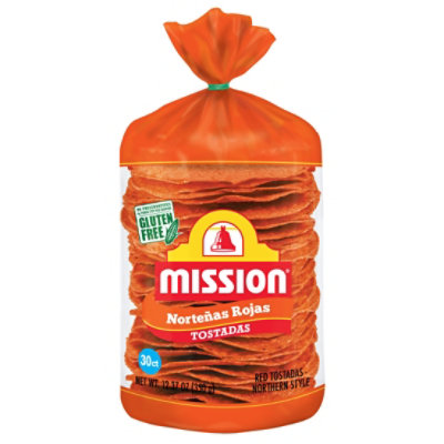 Mission Tostadas Norteñas Rojas - 30 Count - Image 1