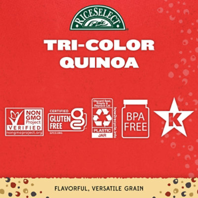 RiceSelect TriColor Quinoa In Jar - 22 Oz - Image 2