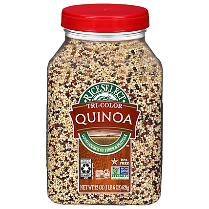 RiceSelect Quinoa Gluten Free Tricolor Jar - 22 Oz - Image 1