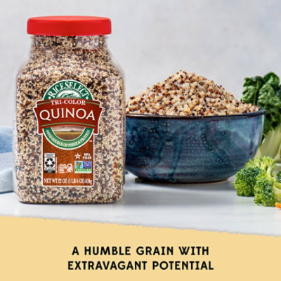 RiceSelect TriColor Quinoa In Jar - 22 Oz - Image 3