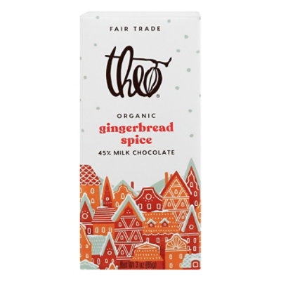 Theo Chocolate Milk Gingerbread Spice - 3.0 Oz - Image 3