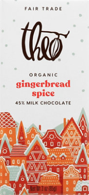 Theo Chocolate Milk Gingerbread Spice - 3.0 Oz - Image 2