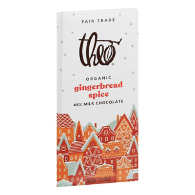 Theo Chocolate Milk Gingerbread Spice - 3.0 Oz - Image 1