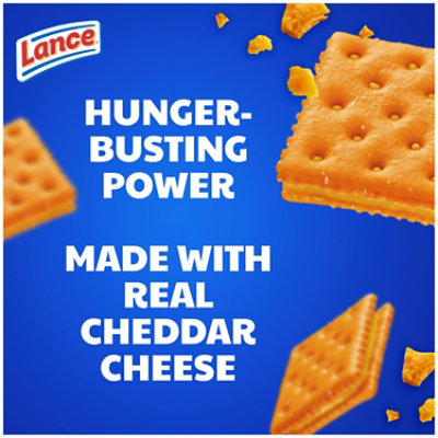 Lance ToastChee Cheddar Sandwich Crackers - 8 Ct - 1.41 Oz - Image 2