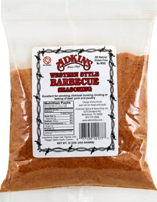 Adkins Seasoning Western Style Barbecue - 16 Oz - Image 2