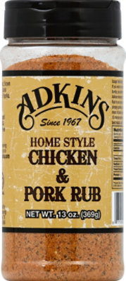 Adkins Seasoning Home Style Rub Chicken & Pork - 13 Oz - Image 2