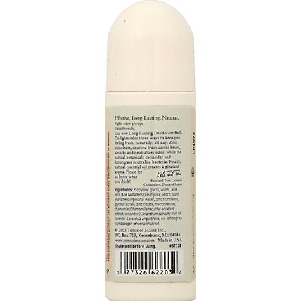 Toms Of Maine Deodorant Roll-On Long Lasting Wild Lavender - 3.0 Oz - Image 3