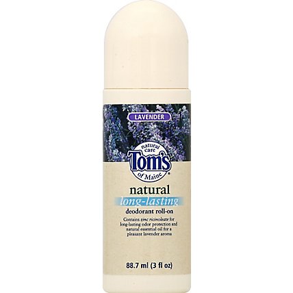 Toms Of Maine Deodorant Roll-On Long Lasting Wild Lavender - 3.0 Oz - Image 2