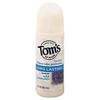 Toms Of Maine Deodorant Roll-On Long Lasting Wild Lavender - 3.0 Oz - Image 1