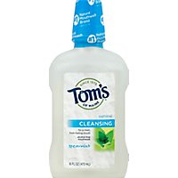 Toms Of Maine Mouthwash Cleansing Spearmint Alcohol-Free - 16 Fl. Oz. - Image 2