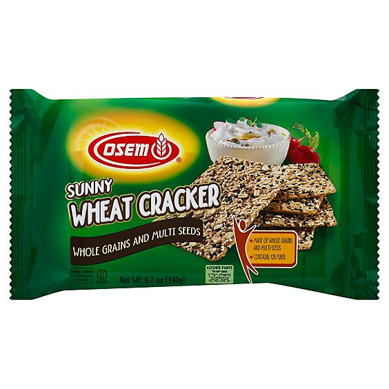 Osem Crackers Wheat Sunny - 6.7 Oz