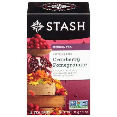 Stash Tea Herbal Caffeine Free Cranberry Pomegranate - 18 Count - Image 2