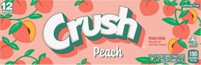 Crush Peach Soda Cans - 12-12 Fl. Oz. - Image 5