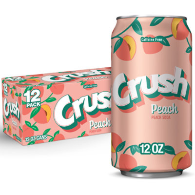 Crush Peach Soda Cans - 12-12 Fl. Oz. - Image 1