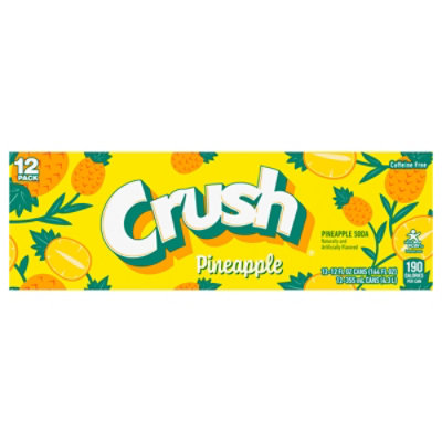 Crush Pineapple Soda In cans -12-12 Fl. Oz. - Image 3