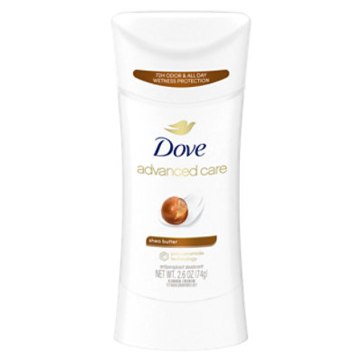 Dove Advanced Care Antiperspirant Deodorant Stick Shea Butter - - Star Market