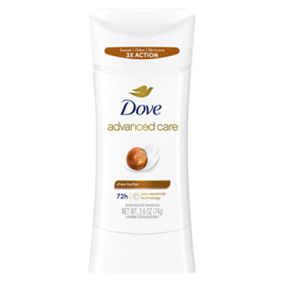 Dove Advanced Care Antiperspirant Deodorant Stick Shea Butter - 2.6 Oz - Image 1