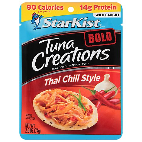 StarKist Tuna Creations Bold Tuna Chunk Light Thai Chili Style - 2.6 Oz