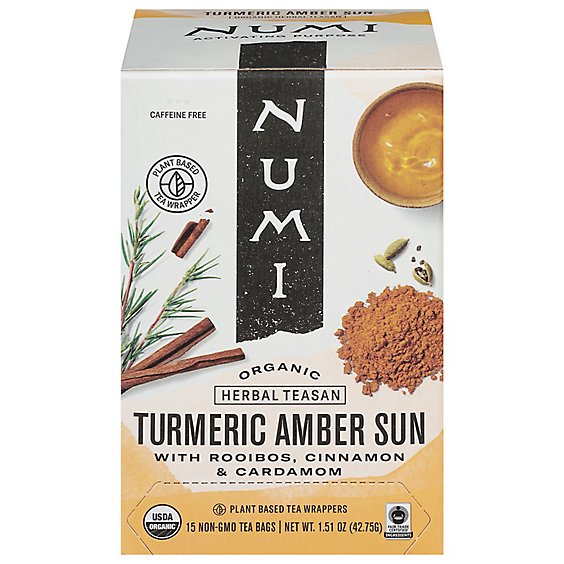 Numi Organic Tea Turmeric Amber Sun - 1.46 Oz