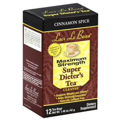Laci Le Beau Super Dieters Tea Maximim Strength Cleanse Cinnamon