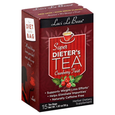Laci Le Beau Super Dieters Tea Cranberry Twist 15 Count - 1.32 Oz