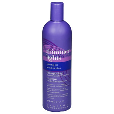Clairol Shimmer Lights Shampoo Blonde & Silver - 16 Fl. Oz. - Image 2