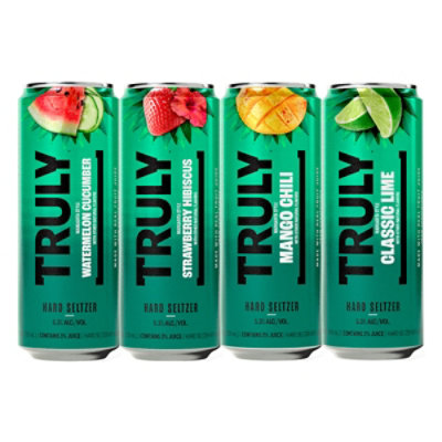 Truly Hard Seltzer Margarita Style Mix Variety Pack In Cans - 12-12 Fl. Oz. - Image 2