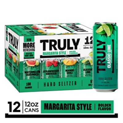 Truly Hard Seltzer Margarita Style Mix Variety Pack In Cans - 12-12 Fl. Oz. - Image 1