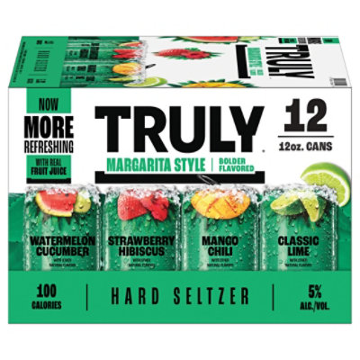 Truly Hard Seltzer Margarita Style Mix Variety Pack In Cans - 12-12 Fl. Oz. - Image 3