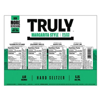 Truly Hard Seltzer Margarita Style Mix Variety Pack In Cans - 12-12 Fl. Oz. - Image 4